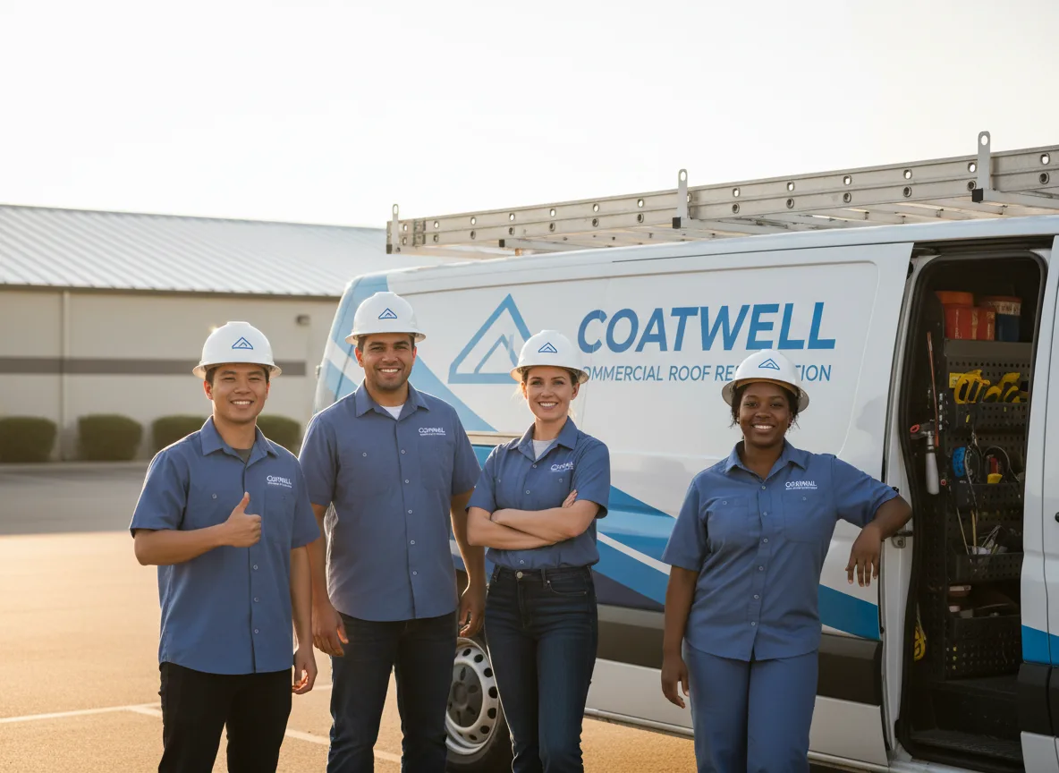 Commercial roof coating company in Mcloud, OK